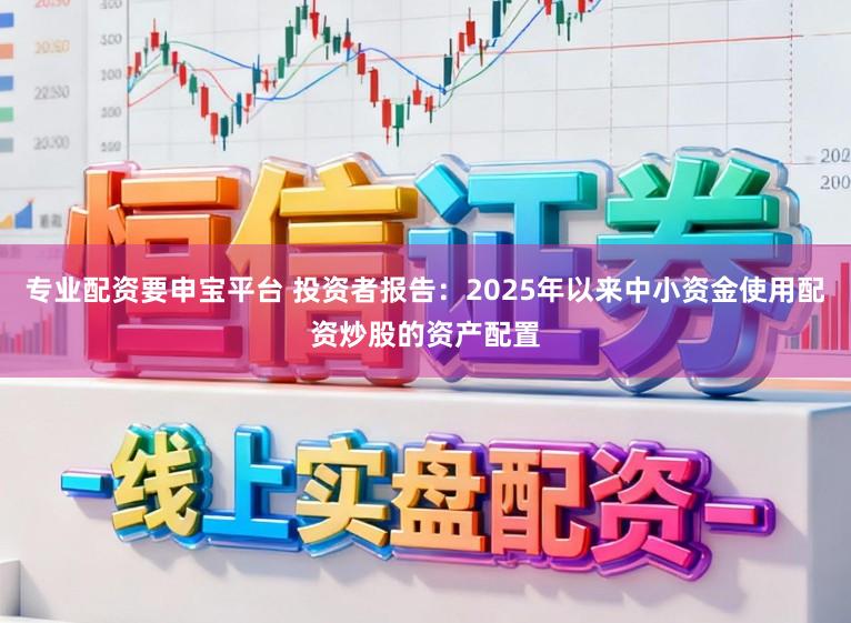 专业配资要申宝平台 投资者报告：2025年以来中小资金使用配资炒股的资产配置