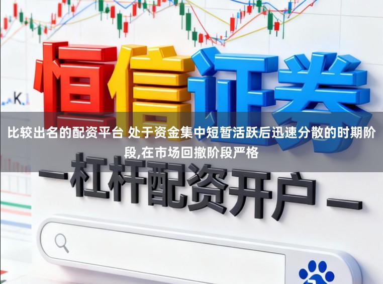 比较出名的配资平台 处于资金集中短暂活跃后迅速分散的时期阶段,在市场回撤阶段严格